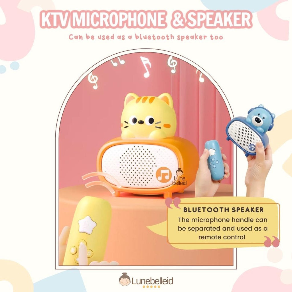 Cartoon Magnetic Wireless Microphone & Speaker