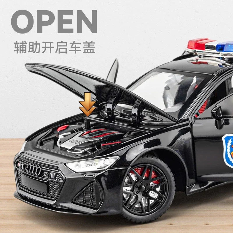 Diecast 1:24 Audi RS6 Police Car