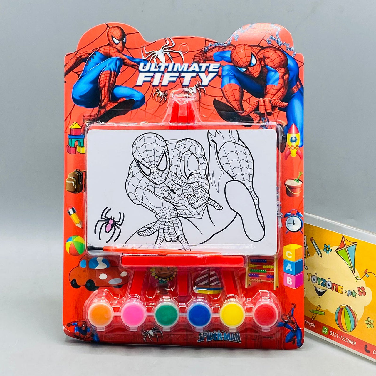 Spider Man Water Color Art Set