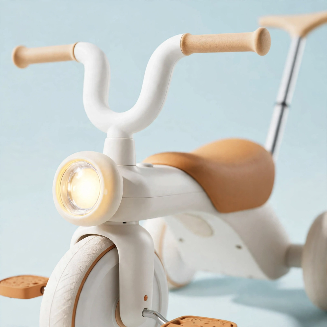 Children's Musical Light-Up Tricycle - close-up detail