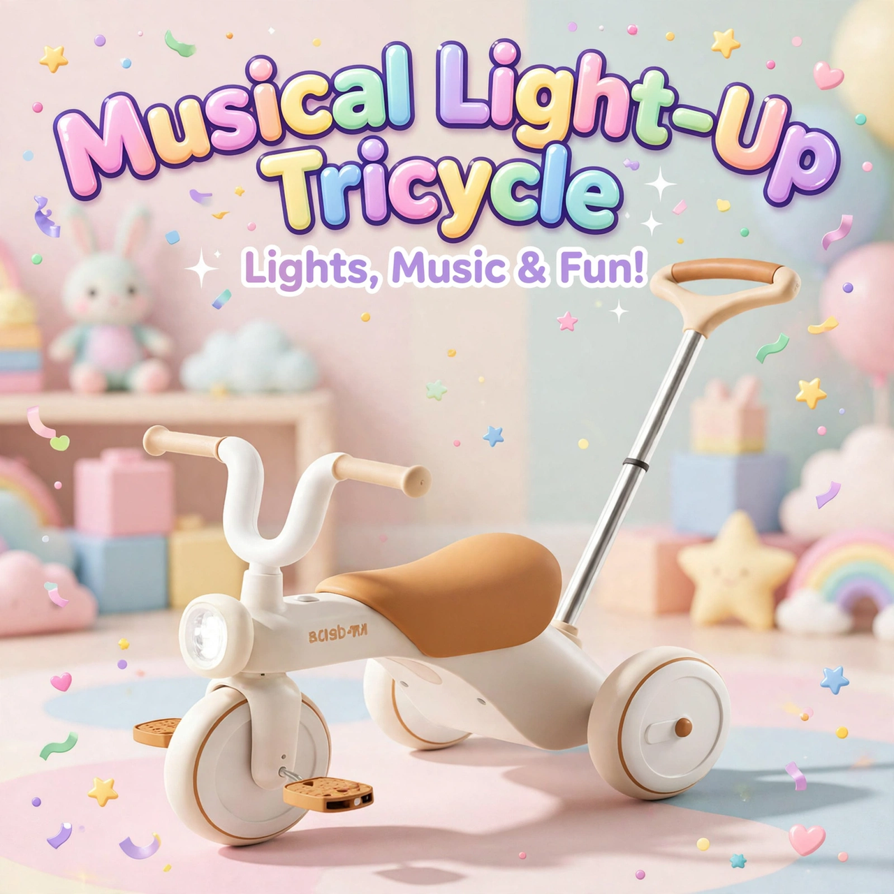 Children's Musical Light-Up Tricycle - hero image