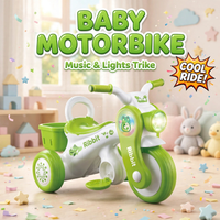 Thumbnail for Baby Motorbike Trike with Music & Lights - main product image