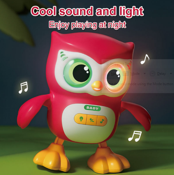 Musical Dancing Owl With Light And Sound