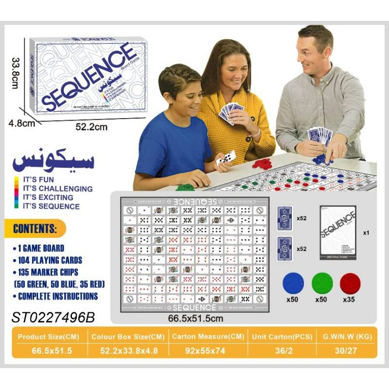 Sequence Card Board Game
