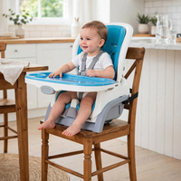 Thumbnail for High chair seat in booster mode on a dining chair