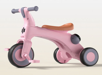 Thumbnail for MiniBi pink balance bike, studio product shot