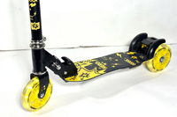 Thumbnail for Close-up of the yellow light-up wheels and Batman deck