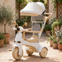 Thumbnail for Baby tricycle in a home courtyard
