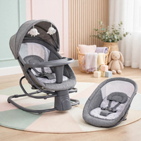 Thumbnail for Mastela 4-in-1 swing in fold-up rocker mode