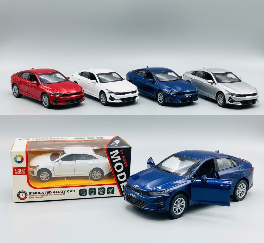 Diecast Kia K5/Optima Model Car 1:32 Scale | Simulated Alloy with Sound & Light | Collector's Toy
