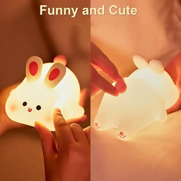 Silicone LED Night Light USB Rechargeable And Touch Control