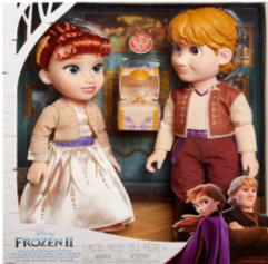 Disney Frozen 2 Anna & Kristoff Toddler Doll Set