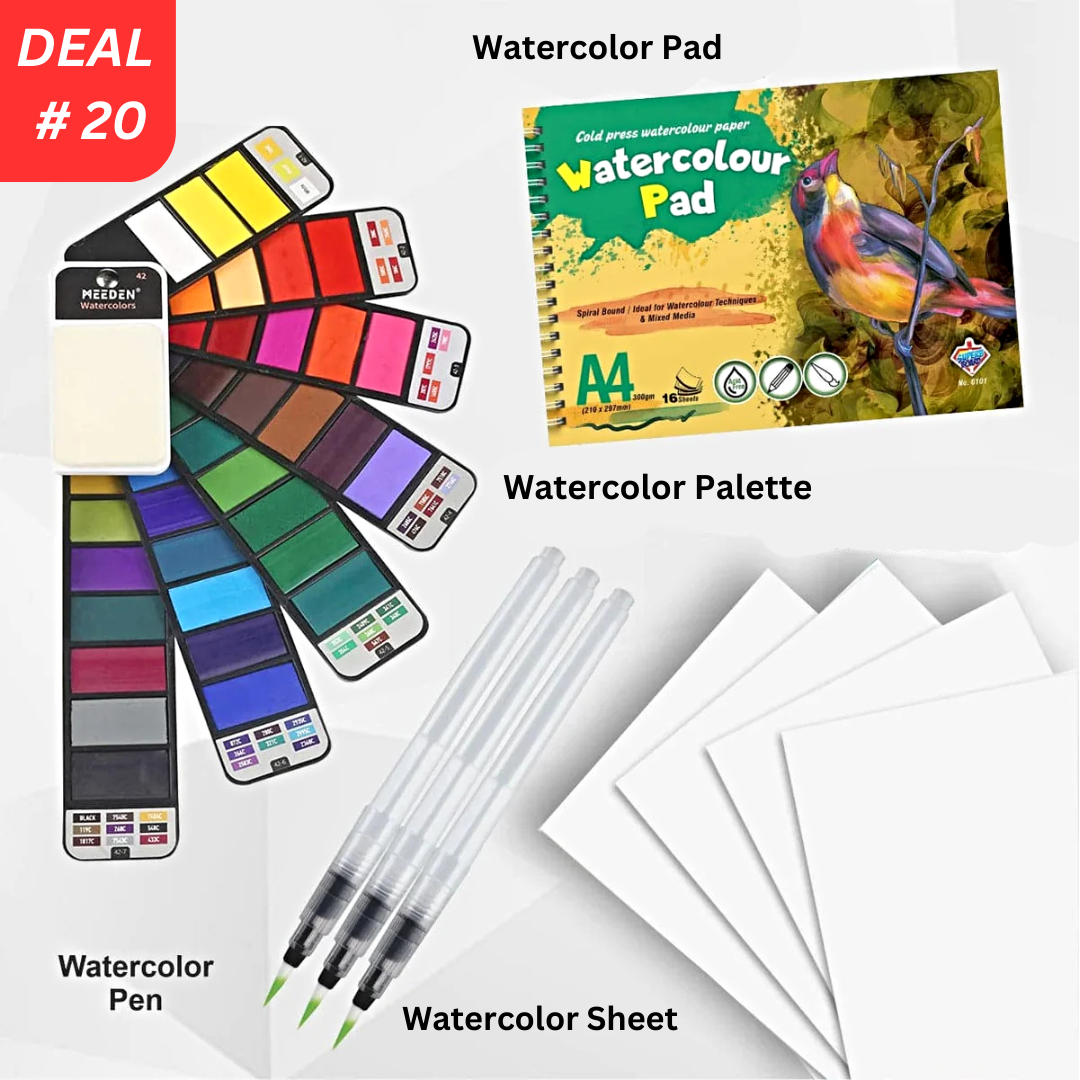 Artist Watercolor Set Deal - 57 Pieces
