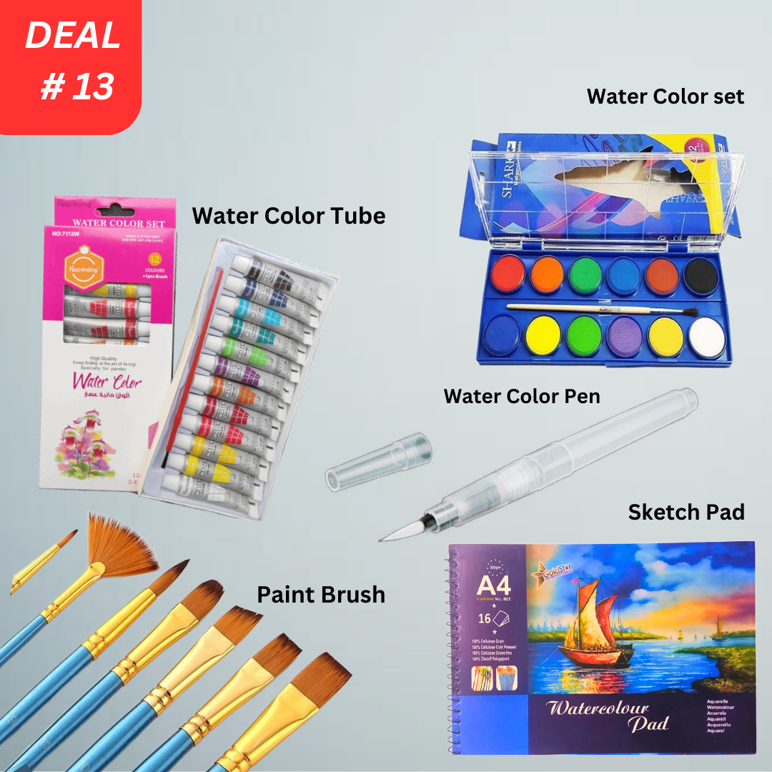 Water Color Painting Deal - 36 Pieces