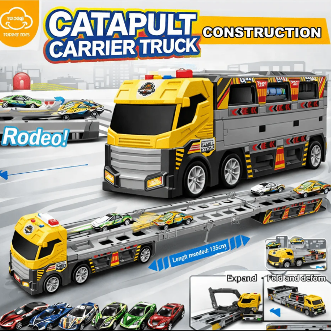 Catapult Construction Carrier Truck Set