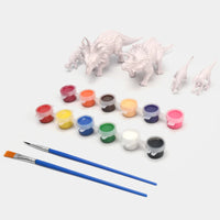 Thumbnail for 5Pcs Dinosaur Painting Set With 12 Color