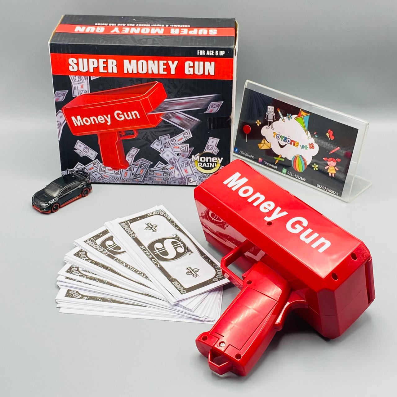make it rain money gun toy