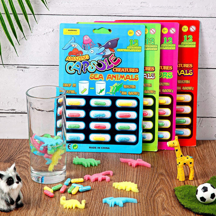 Pack Of 2 Magic Growing Animal Capsules