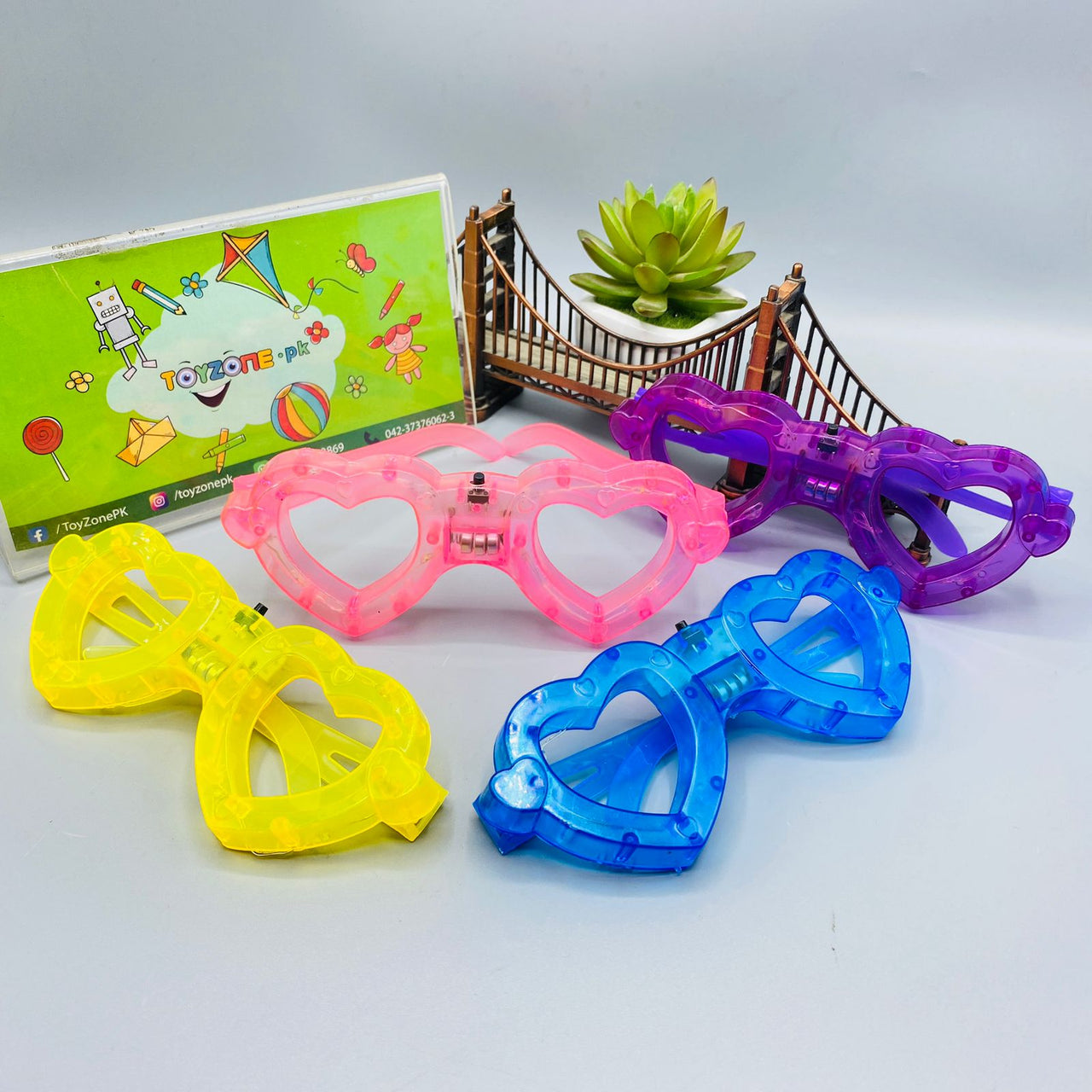 LED Light up Glasses for Kids - 2 Pcs