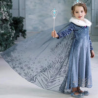 Thumbnail for copy of disney frozen elsa isnpired girls ice queen costume dress