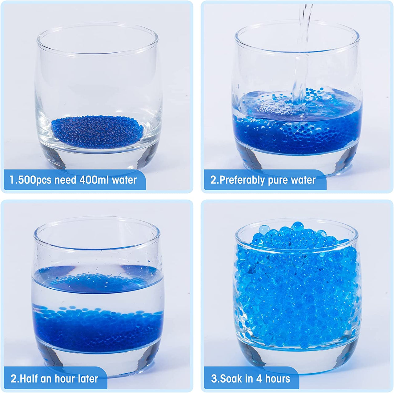 Pack Of 10 Gel Blaster Refill Ammo (500 Pcs)