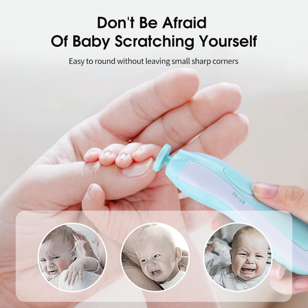 Round Electric Baby Nail Trimmer Baby Nail Trimmer with 6 Grinding Baby  Nail Trimmer