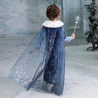 Thumbnail for copy of disney frozen elsa isnpired girls ice queen costume dress
