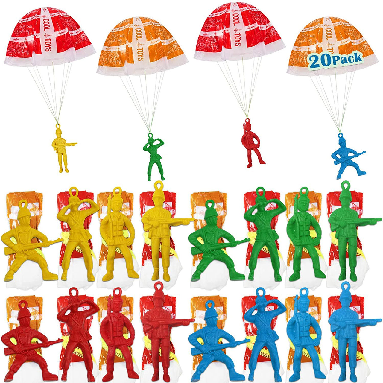 Throwing Army Parachute 20Pcs