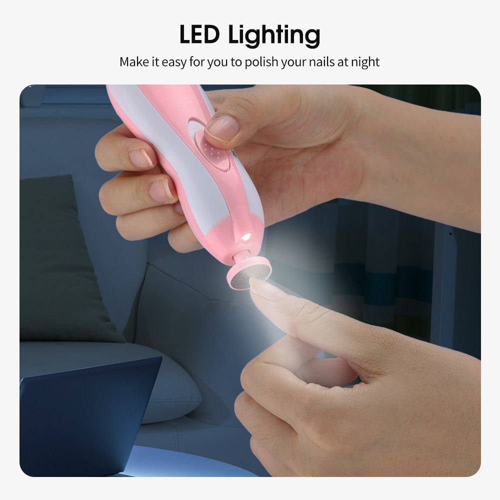 Buy HEMIZA Baby Nail Trimmer Electric Baby Nail Clipper, Baby Nail File  with LED Light Online at Best Prices in India - JioMart.