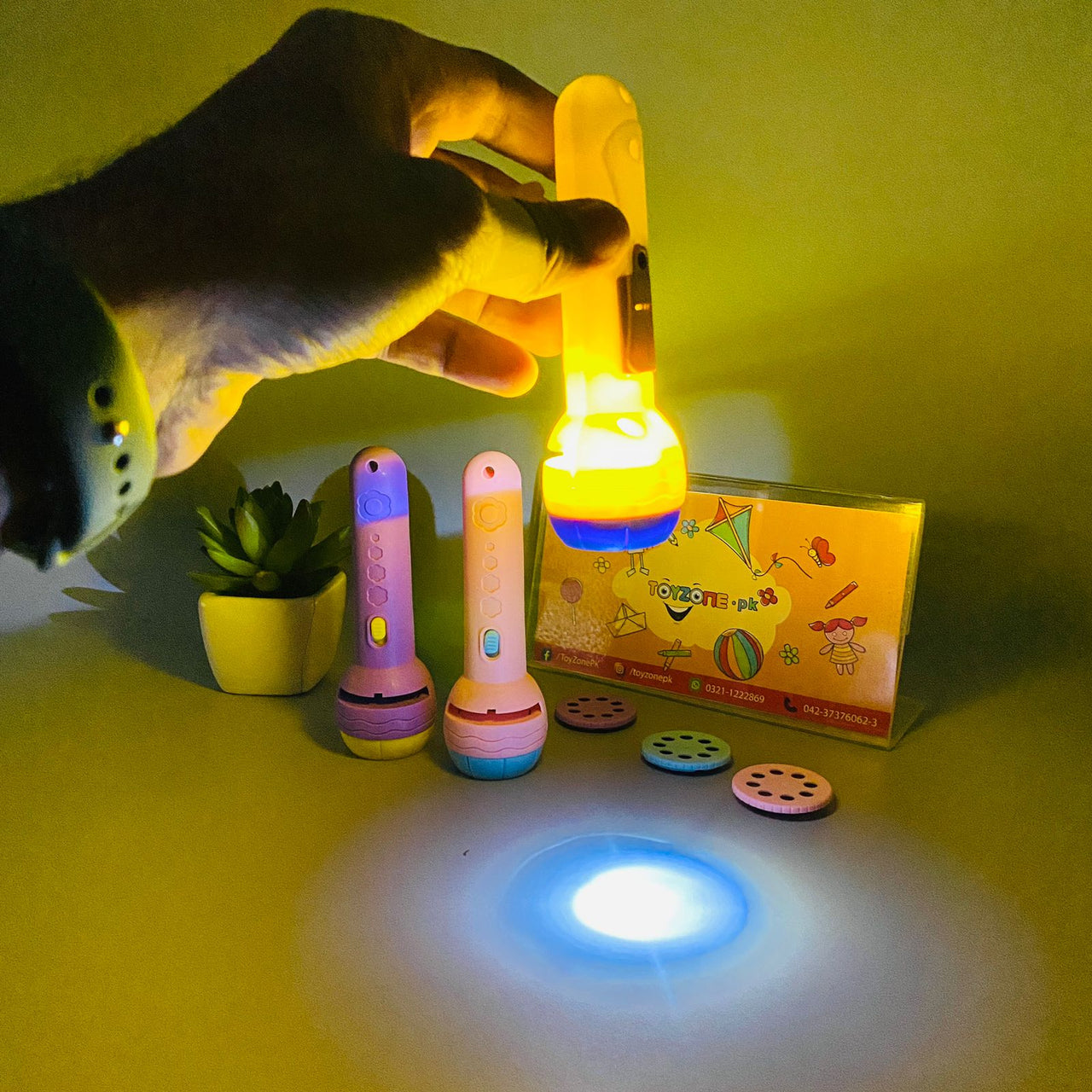 Mini Flashlight Projector Slide Projector Toy