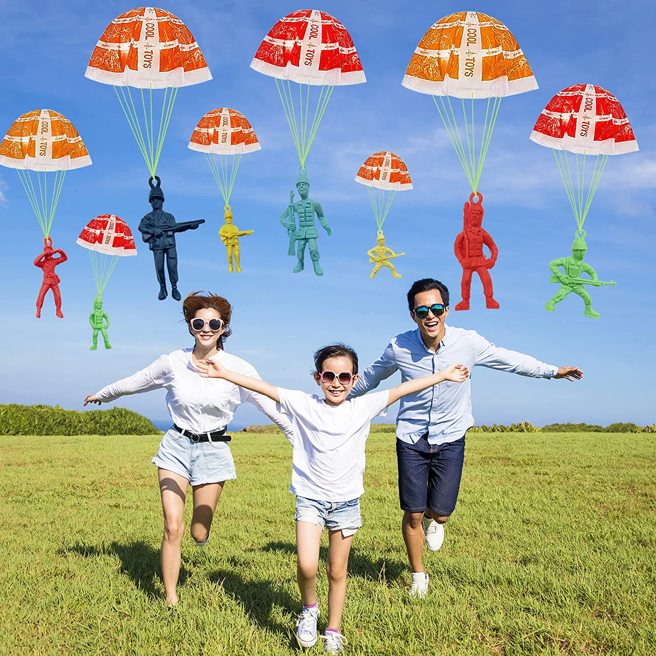 Throwing Army Parachute 20Pcs