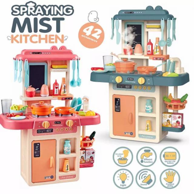 Spraying Mist Kitchen With Real Water Tap