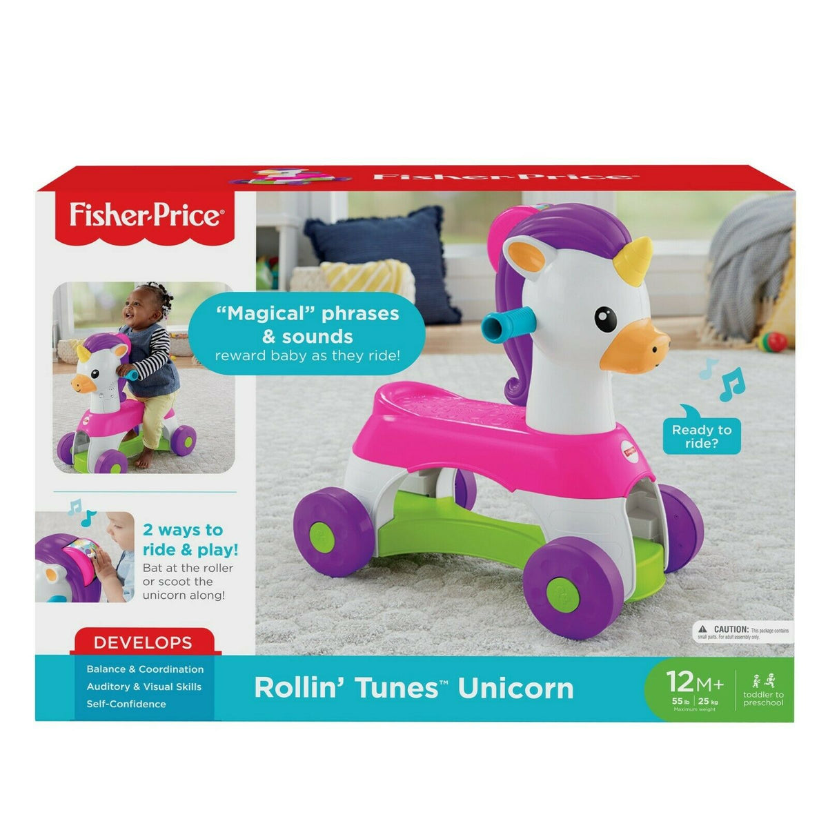Fisher-Price Rollin Tunes Unicorn