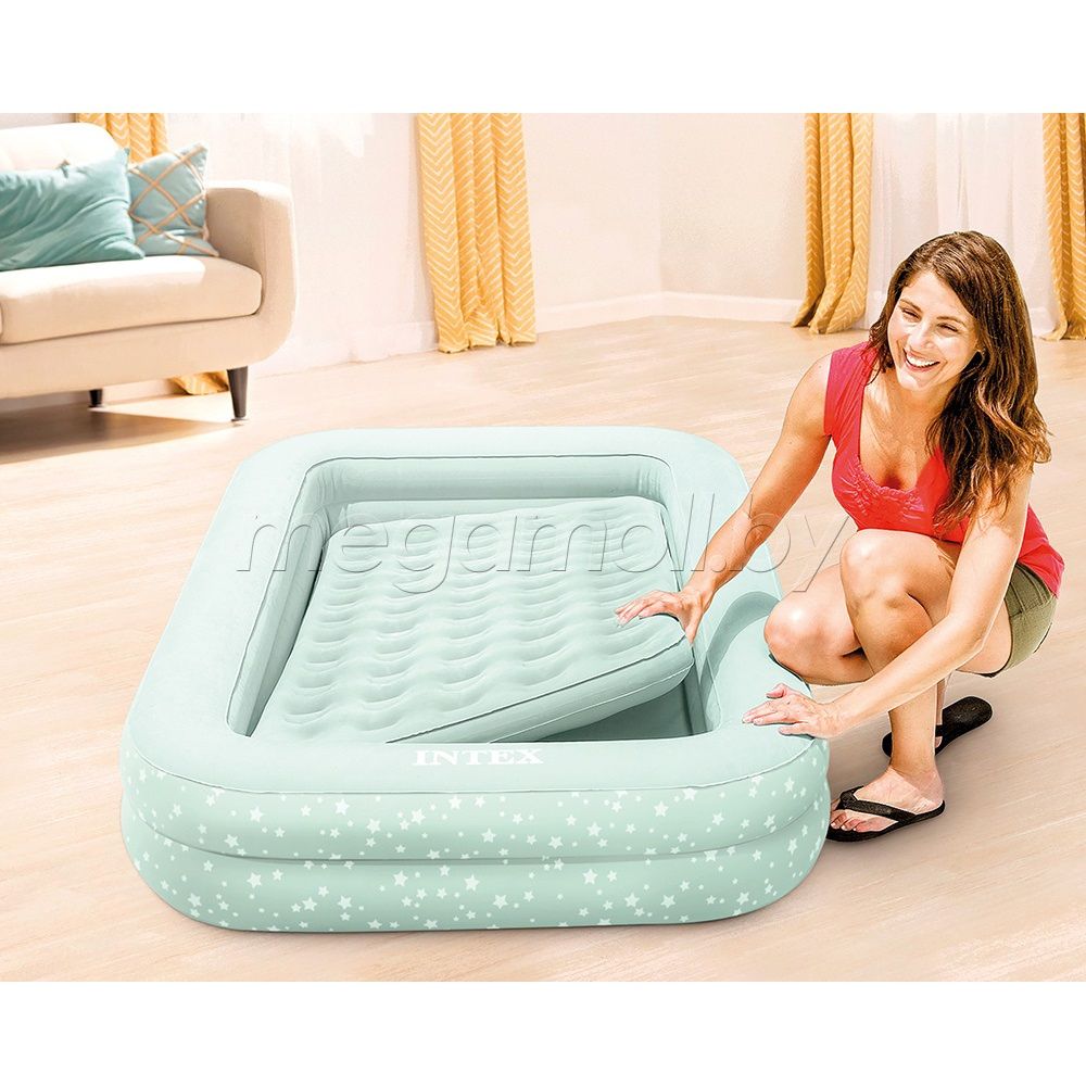 Intex Kids Travel Bed Set With Hand Pump