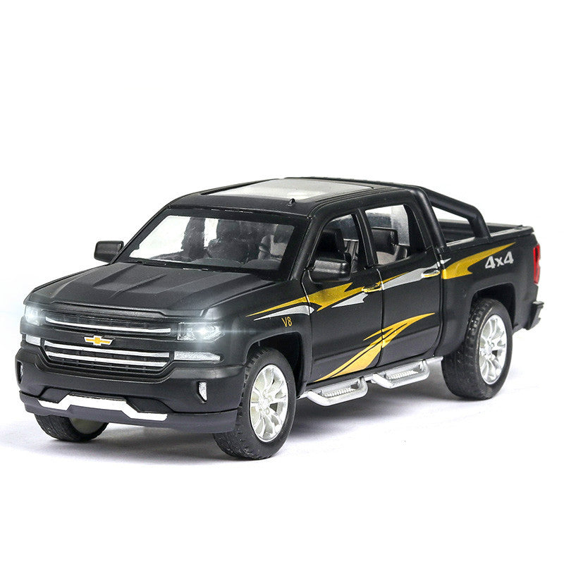 Diecast Model Chevrolet Silverado Metal Car 1:32 Scale