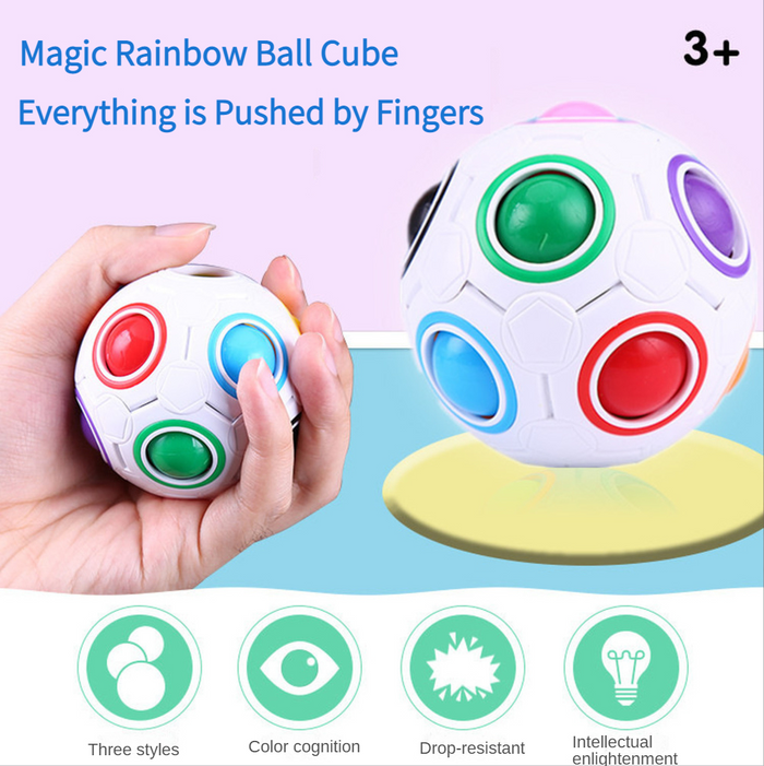 Antistress Magic Ball Rainbow Puzzle