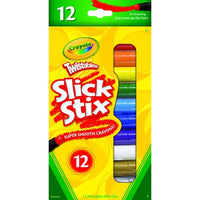 Thumbnail for crayola twistables slick stix 12 count smooth crayons