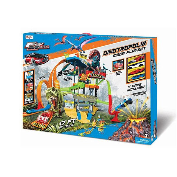 maisto die cast dinotropolis mega playset