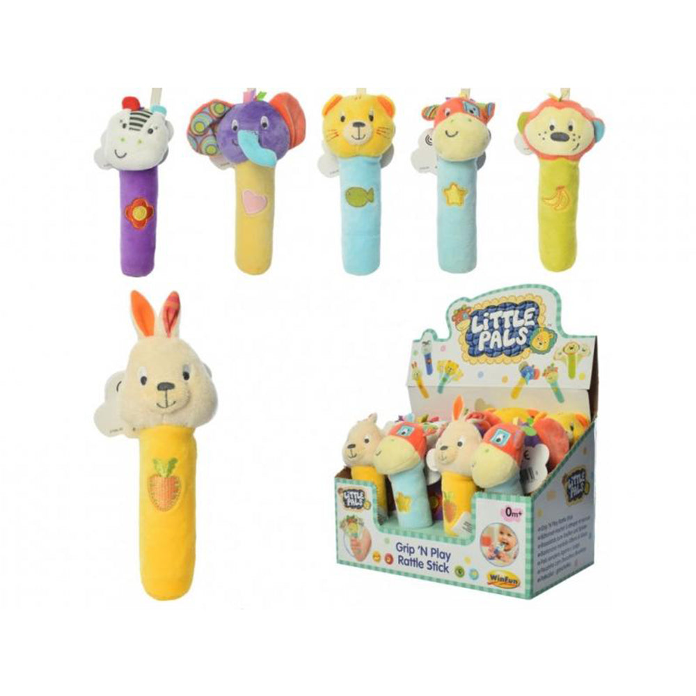 wf 12pcs play rattle stick