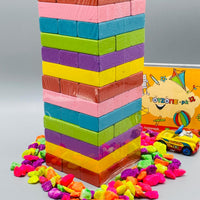 Thumbnail for 48pcs rainbow wooden colorful blocks tzp1