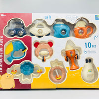 Thumbnail for 10 pieces animal and ufo shape rattle box