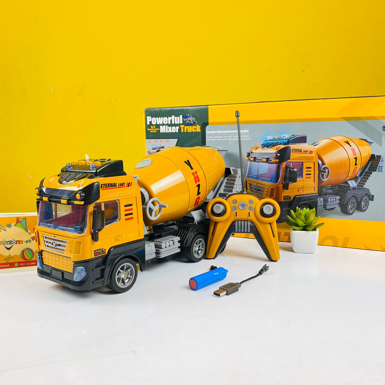 1:10 R/C Power-Full Mixer Heavy Duty Truck