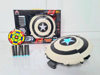 Thumbnail for Captain America's Shield Launcher With Soft Bullets