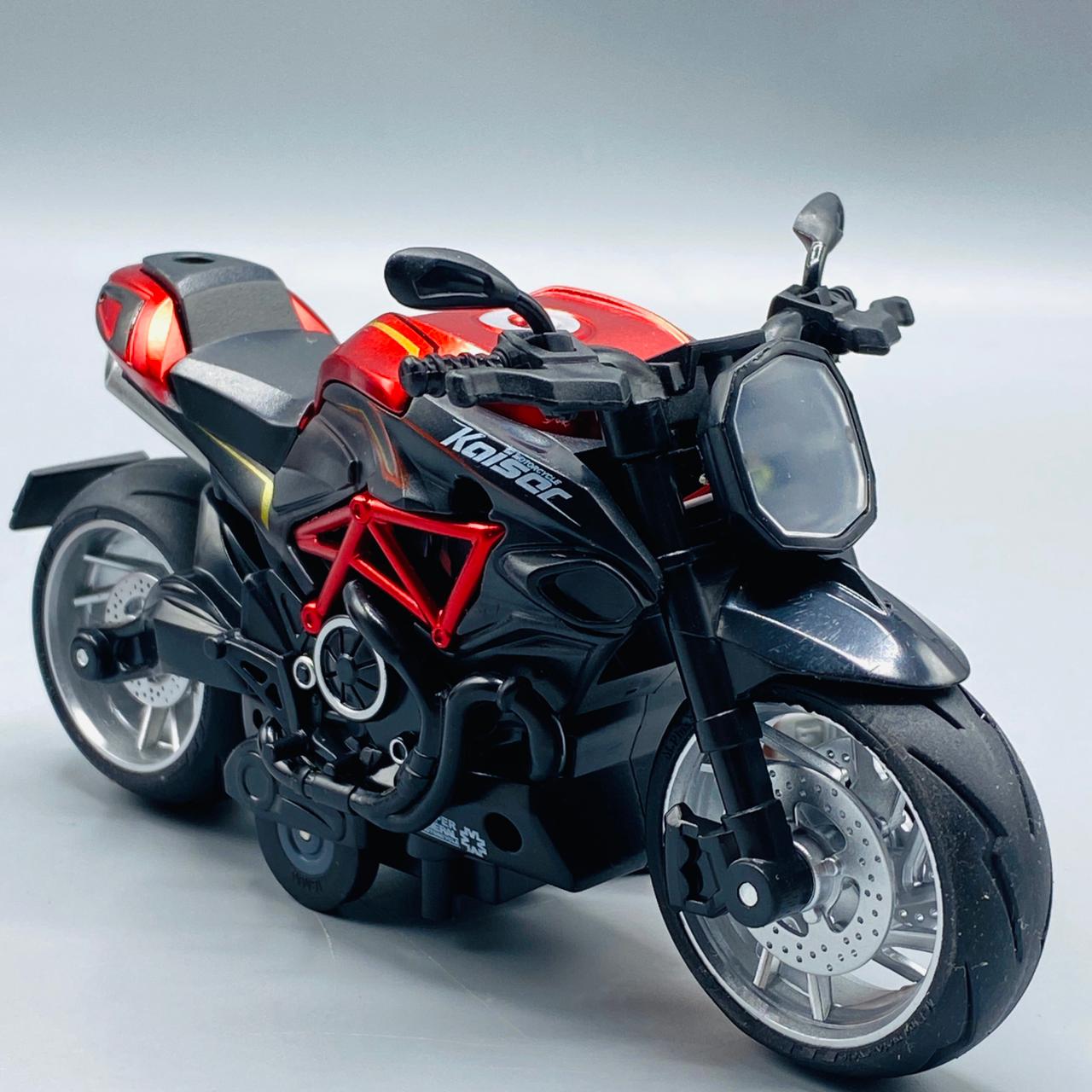 gilumza 1 12 pull back motorcycle with music and light