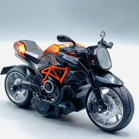 Thumbnail for gilumza 1 12 pull back motorcycle with music and light