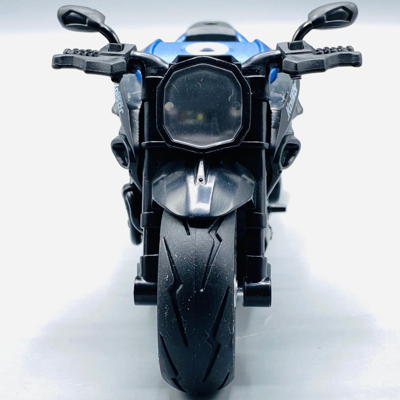 gilumza 1 12 pull back motorcycle with music and light