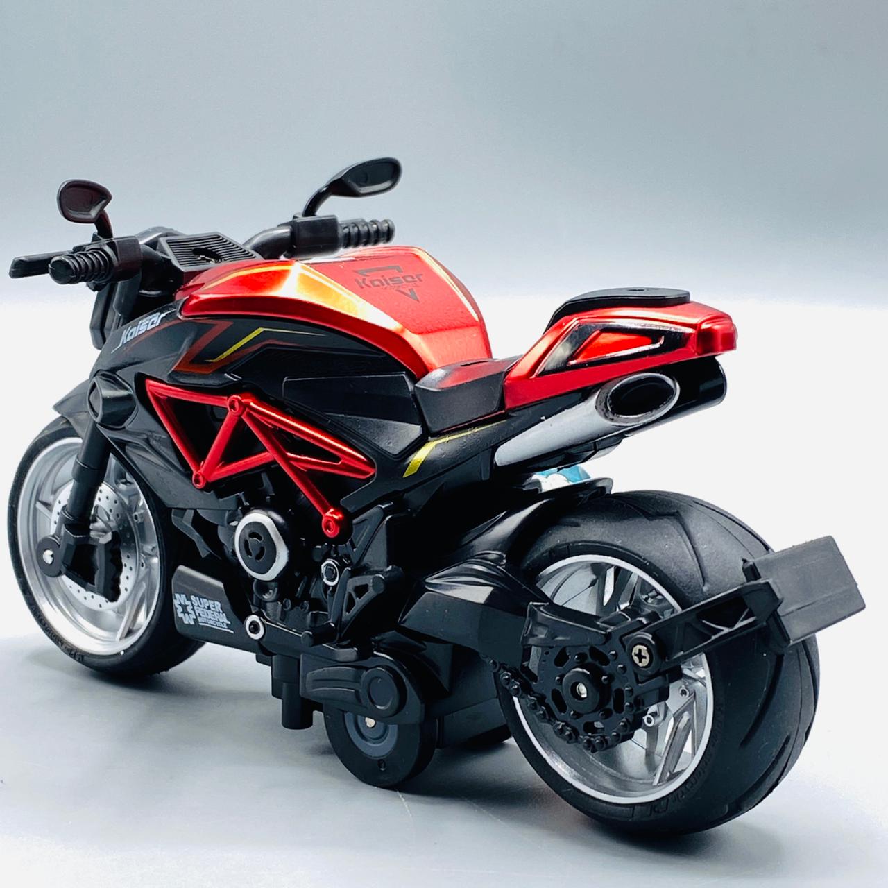 gilumza 1 12 pull back motorcycle with music and light