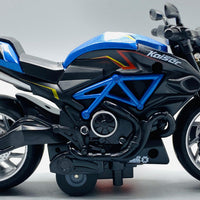 Thumbnail for gilumza 1 12 pull back motorcycle with music and light