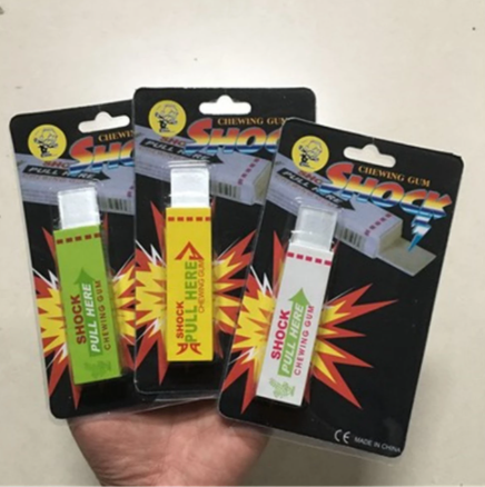How To Make Strong Electric Shock Chewing Gum Packet 