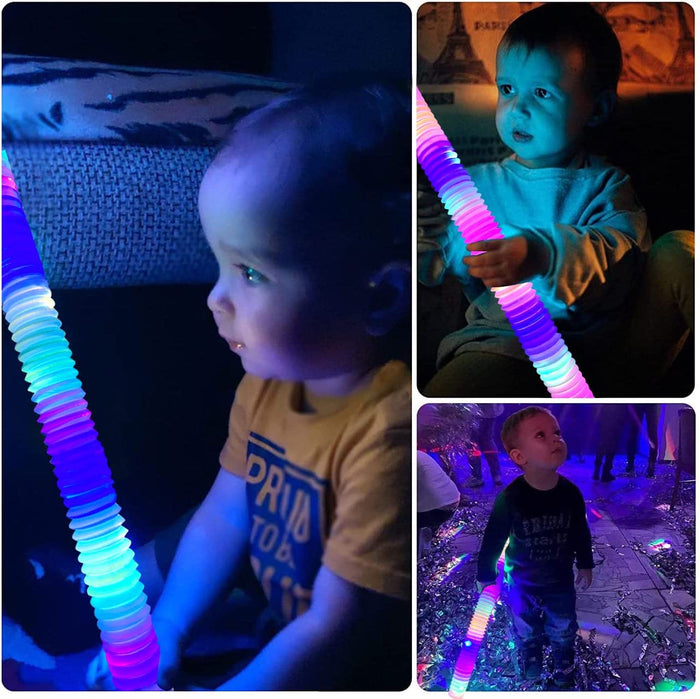 pack of 2 led stretch tube